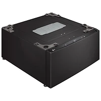 LG Sidekick 27" 1.0 Cu. Ft. Laundry Pedestal Washer (WD300CB) - Black Steel