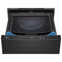 LG Sidekick 27" 1.0 Cu. Ft. Laundry Pedestal Washer (WD300CB) - Black Steel