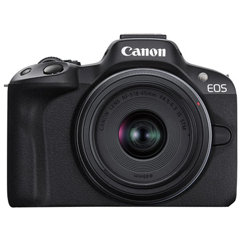 Canon EOS R50 Mirrorless Camera with RF-S 18-45mm IS STM Lens Kit