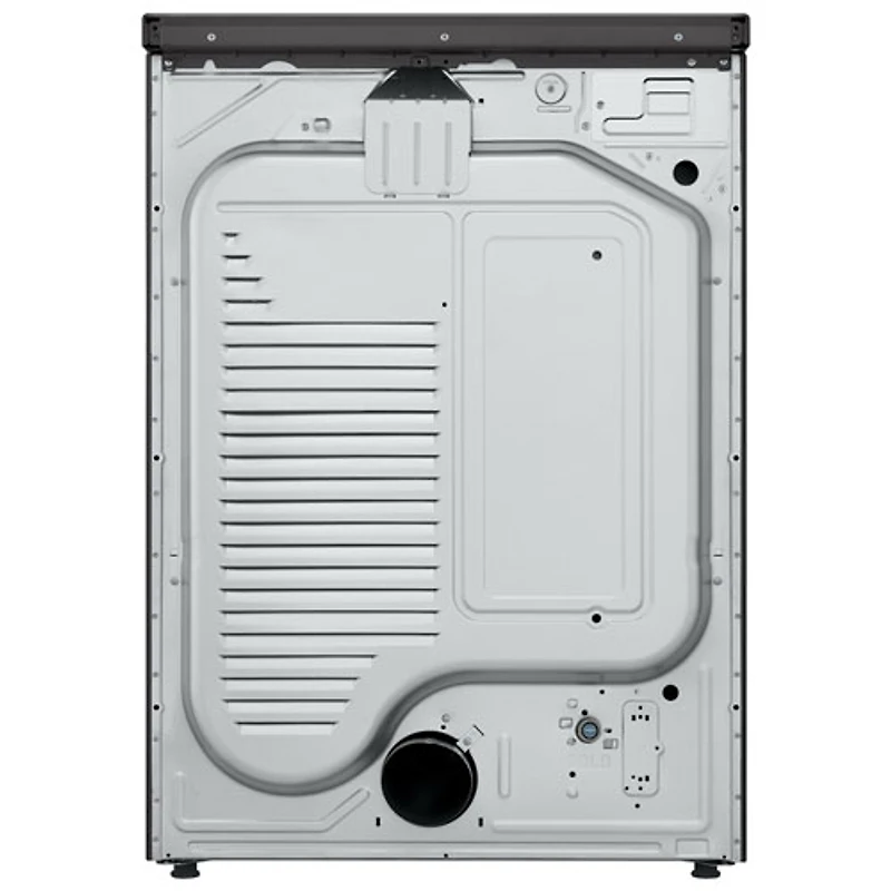 LG 7.4 Cu. Ft. Electric Steam Dryer (DLEX6700B) - Black Steel