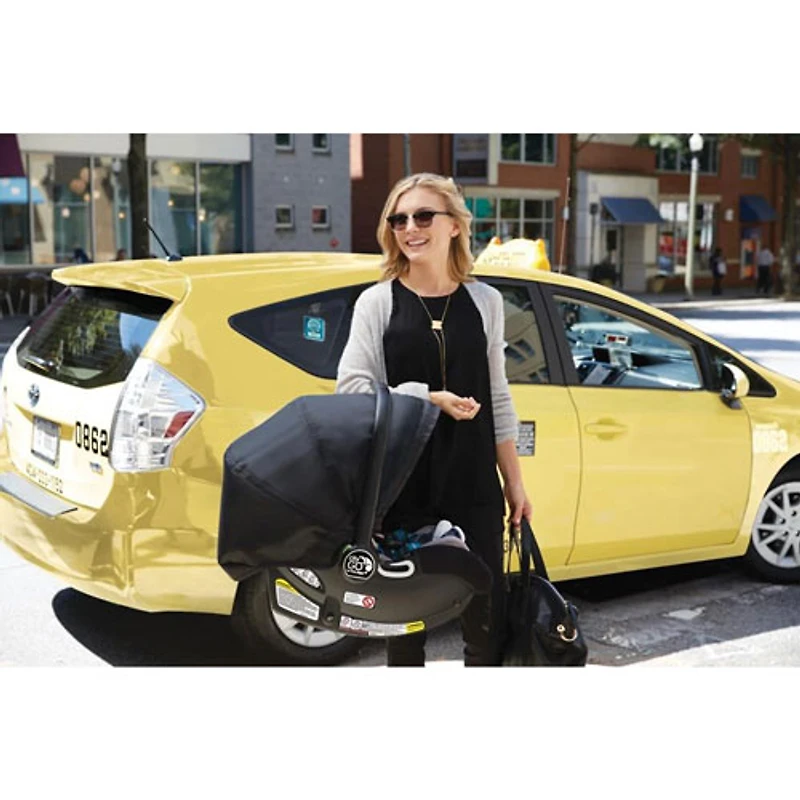 Baby Jogger City Go Rear-facing Infant Car Seat - Lunar Black