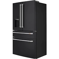 Réfrigérateur à deux portes 22,3 pi³ 36 po à distributeur d'eau/glace Café (CXE22DP3PD1) - Noir mat