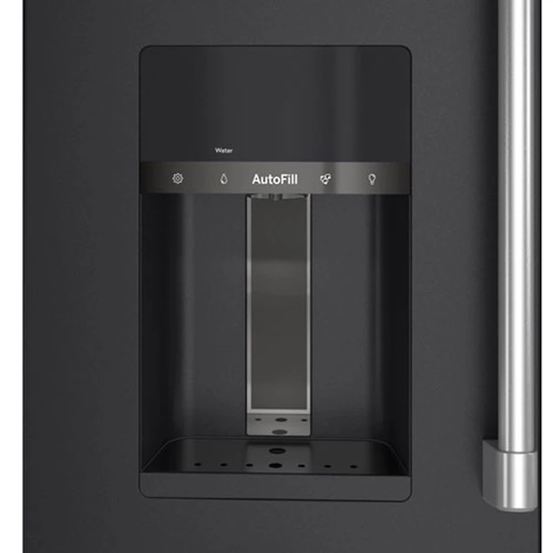 Réfrigérateur à deux portes 22,3 pi³ 36 po à distributeur d'eau/glace Café (CXE22DP3PD1) - Noir mat
