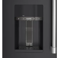 Réfrigérateur à deux portes 22,3 pi³ 36 po à distributeur d'eau/glace Café (CXE22DP3PD1) - Noir mat