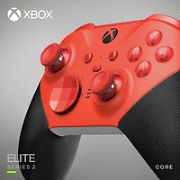 Manette sans fil Xbox Elite Series 2 Core pour Xbox Series X|S/Xbox One - Rouge
