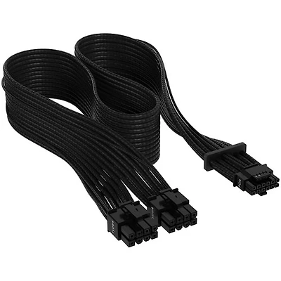 Câble d'alimentation PCIe 5.0 de 600 W de Corsair pour bloc d'alimentation (CP-8920331) - Noir
