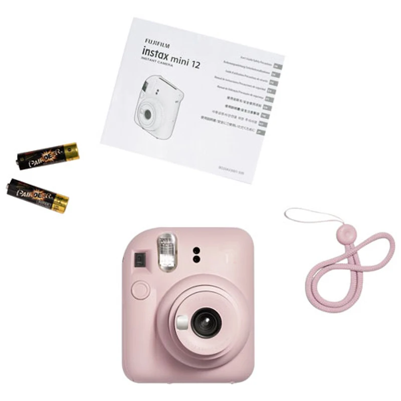 Fujifilm Instax Mini 12 Instant Camera - Blossom Pink