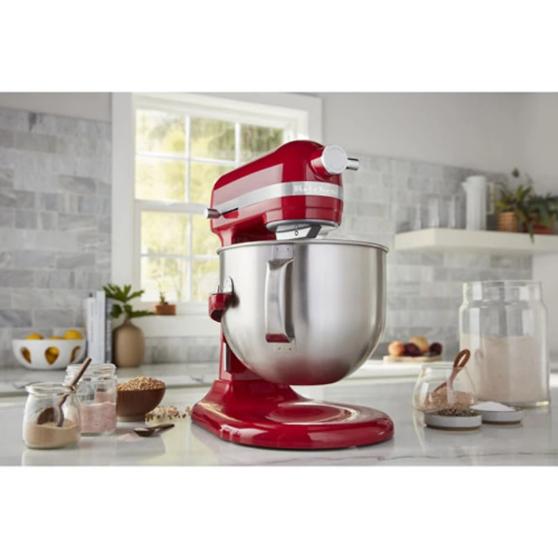 Batteur sur socle à bol relevable Professional de KitchenAid - 7 pte - 500 W - Rouge empire