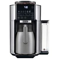 Machine à café automatique TrueBrew avec carafe thermique de De'Longhi - Noir/Acier inoxydable