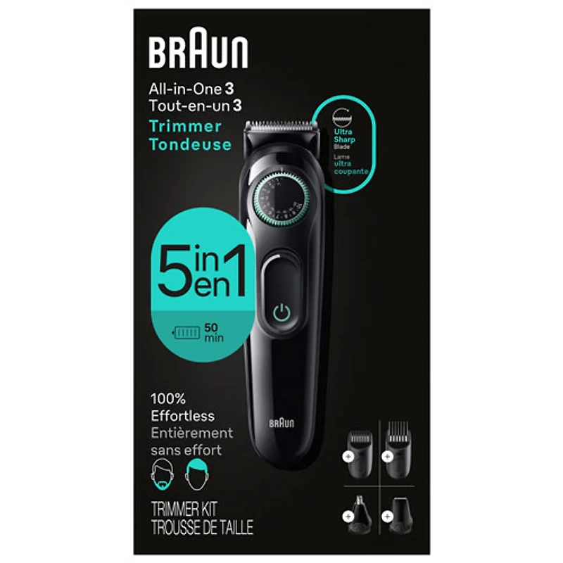 Braun All-in-One Series 3 3450 Grooming Style Kit (AIO3450)