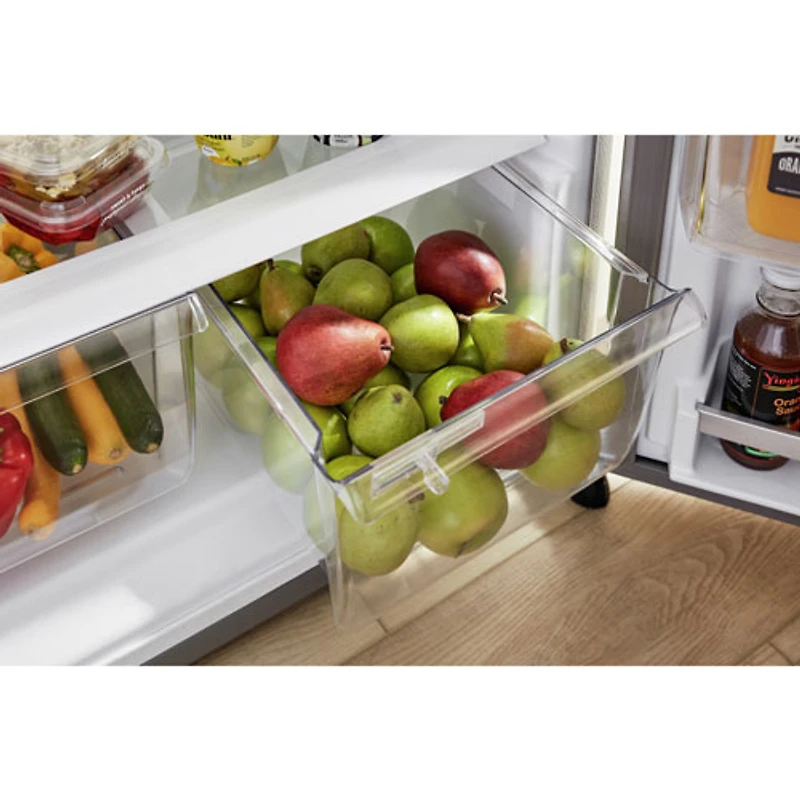Whirlpool 29" 16.6 Cu. Ft. Top Freezer Refrigerator (WRTX5028PM) - Dolos Steel