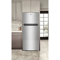 Whirlpool 29" 16.6 Cu. Ft. Top Freezer Refrigerator (WRTX5028PM) - Dolos Steel