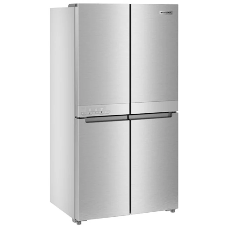 Réfrigérateur à deux portes/profondeur de comptoir 19,4 pi³ 36 po de KitchenAid (KRQC506MPS) - Acier métallique