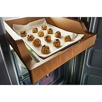 Réfrigérateur à deux portes/profondeur de comptoir 19,4 pi³ 36 po de KitchenAid (KRQC506MPS) - Acier métallique