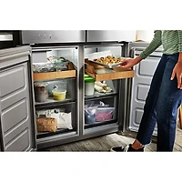 Réfrigérateur à deux portes/profondeur de comptoir 19,4 pi³ 36 po de KitchenAid (KRQC506MPS) - Acier métallique
