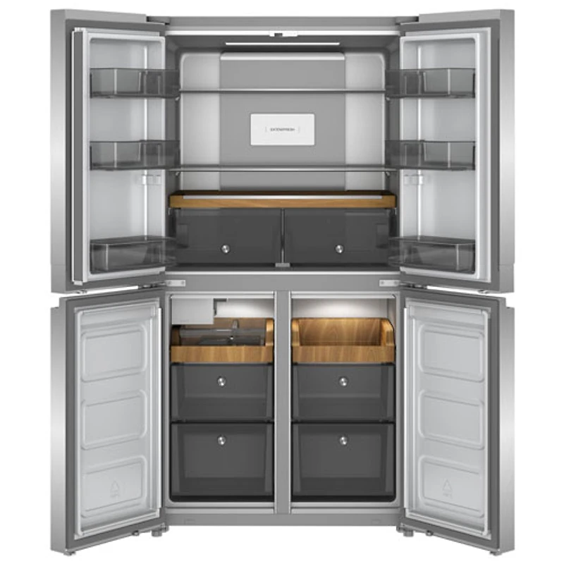 Réfrigérateur à deux portes/profondeur de comptoir 19,4 pi³ 36 po de KitchenAid (KRQC506MPS) - Acier métallique