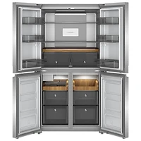 Réfrigérateur à deux portes/profondeur de comptoir 19,4 pi³ 36 po de KitchenAid (KRQC506MPS) - Acier métallique