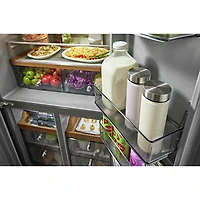 Réfrigérateur à deux portes/profondeur de comptoir 19,4 pi³ 36 po de KitchenAid (KRQC506MPS) - Acier métallique