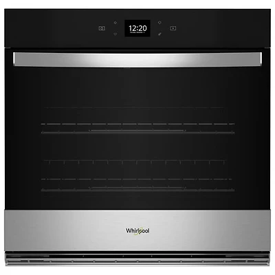 Four mural électrique autonettoyant 5 pi³ 30 po de Whirlpool (WOES5030LZ) - Acier inoxydable résistant aux traces de doigts