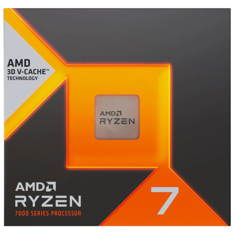 Processeur octocoeur AM5 4,2 GHz Ryzen 7 7800X3D d'AMD
