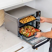 Four double 12-en-1 de Ninja avec porte FlexDoor - 2,5 pi³/70,8 l - Acier inoxydable