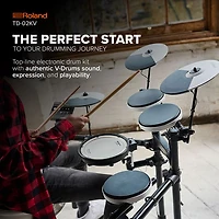 Roland V-Drum Electronic Drum Kit (TD-02KV)