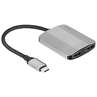 Adaptateur USB-C à HDMI double avec prise en charge 4K d'Insignia