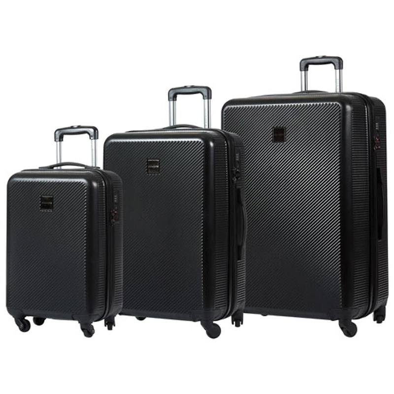 Ensemble de 3 valises rigides extensibles Iconic Collection de Champs - Noir