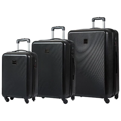 Ensemble de 3 valises rigides extensibles Iconic Collection de Champs - Noir