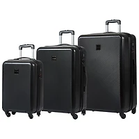 Ensemble de 3 valises rigides extensibles Iconic Collection de Champs - Noir