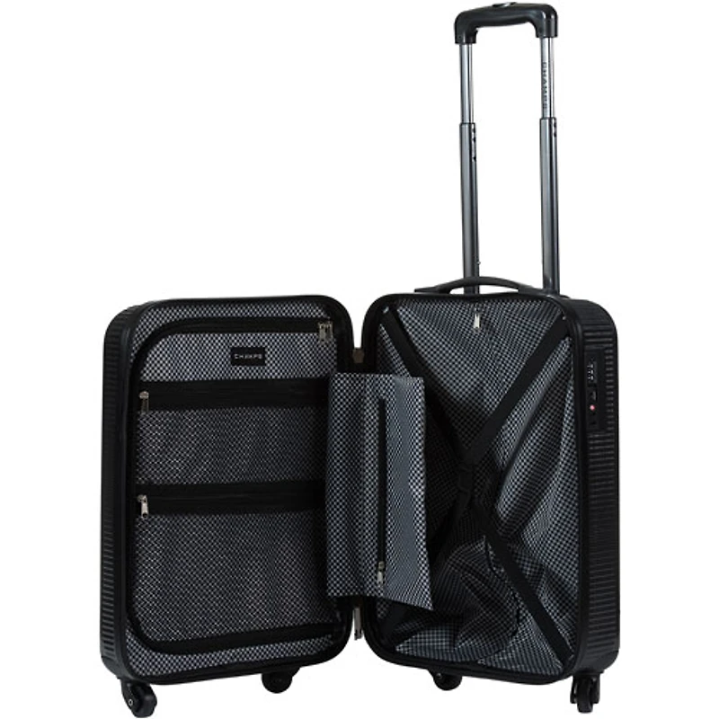Ensemble de 3 valises rigides extensibles Iconic Collection de Champs - Noir