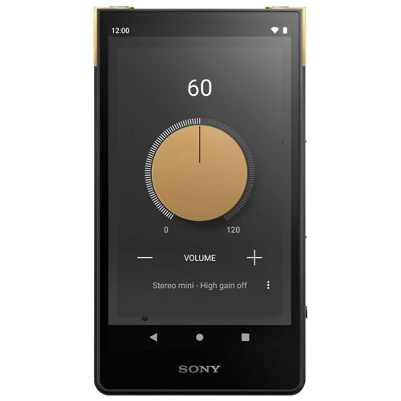 Lecteur de musique numérique de 64 Go Walkman ZX de Sony (NWZX707/S) - Noir
