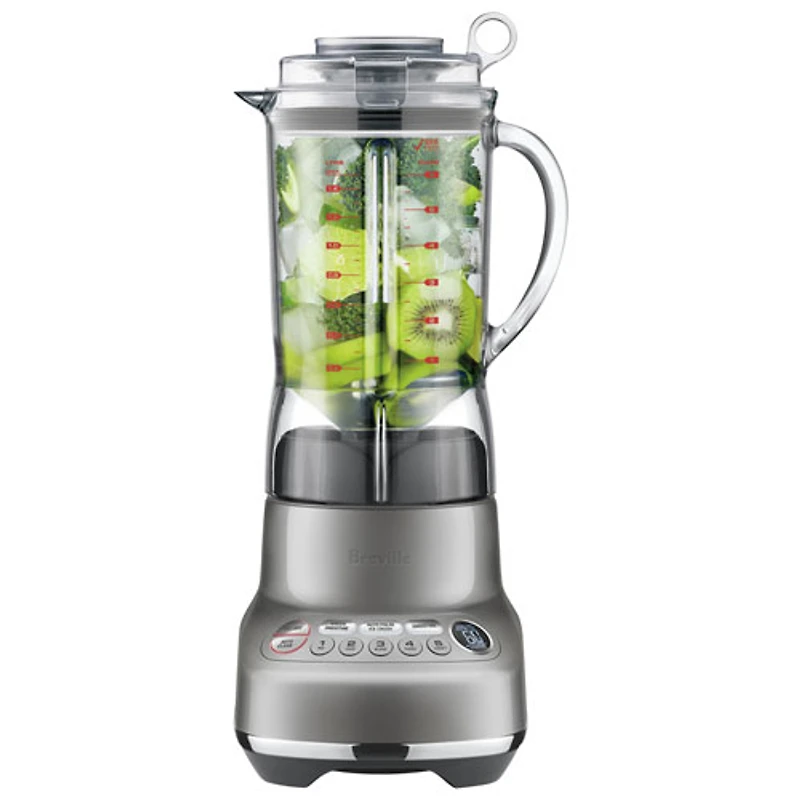 Remis à neuf (bon état) - Mélangeur sur socle de 1,5 l et 1100 W Fresh & Furious de Breville - Noyer fumé - Reconditionné par Breville
