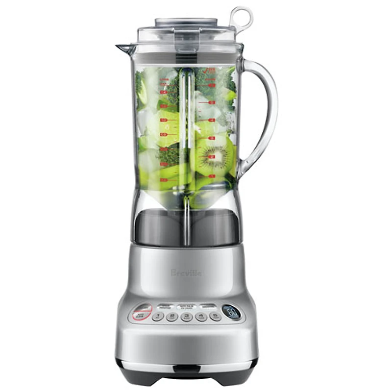 Remis à neuf (bon état) - Mélangeur sur socle Fresh & Furious 1,5 L 1100 W de Breville - Argenté - Remis à neuf par Breville