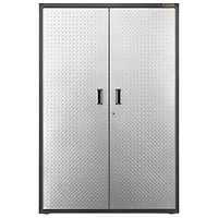 Armoire robuste en acier soudé de Gladiator (GAJG48KDYG) - Argenté