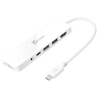 Concentrateur multiport USB-C avec station d'accueil Power Delivery de j5create (JCD373)