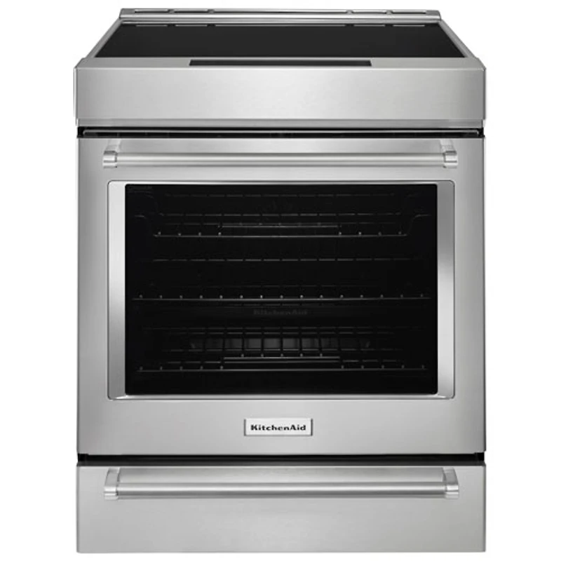 Cuisinière à induction encastrable à convection véritable 6,4 pi³ 30 po de KitchenAid (KSIS730PSS) - Inox