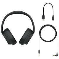 Casque d'écoute Bluetooth à suppression du bruit WH-CH720N de Sony - Noir
