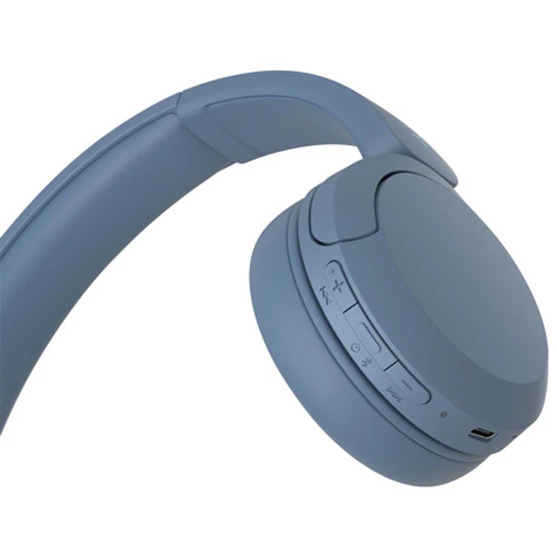 Sony WH-CH520 On-Ear Bluetooth Headphones w/ Microphone - Blue