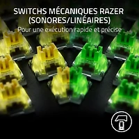 Clavier de jeu mécanique BlackWidow V4 X de Razer avec éclairage RVB Chroma - Noir