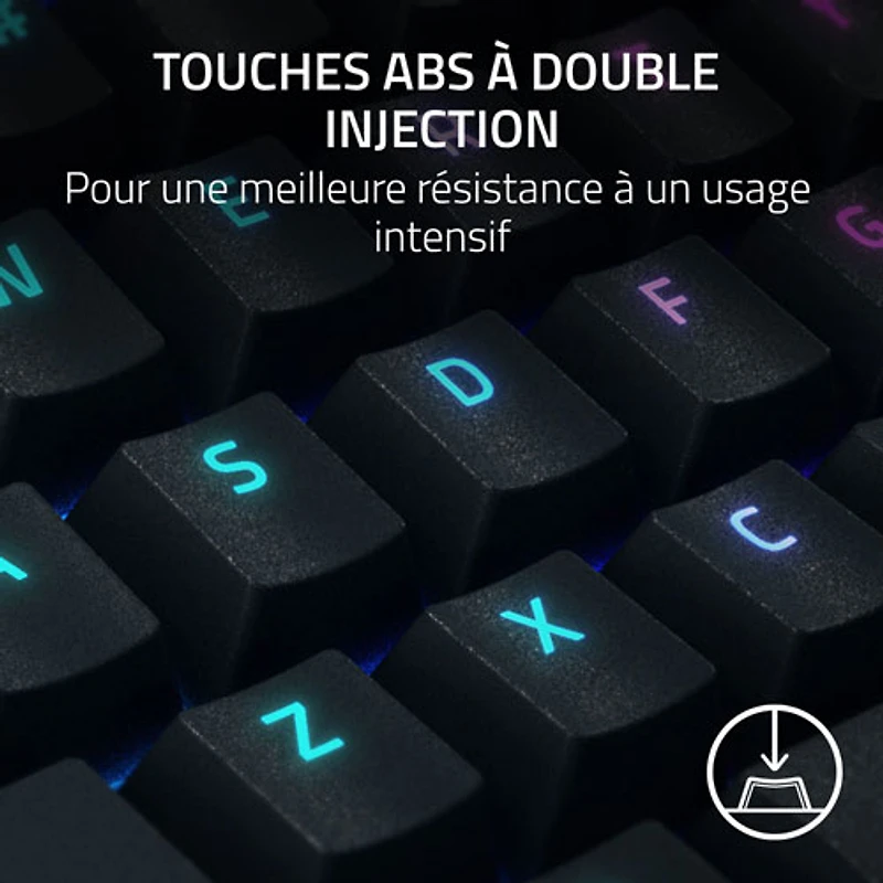 Clavier de jeu mécanique BlackWidow V4 Razer avec éclairage RVB Chroma