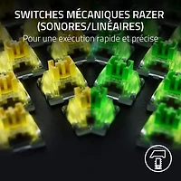 Clavier de jeu mécanique BlackWidow V4 Razer avec éclairage RVB Chroma