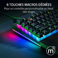 Clavier de jeu mécanique BlackWidow V4 Razer avec éclairage RVB Chroma
