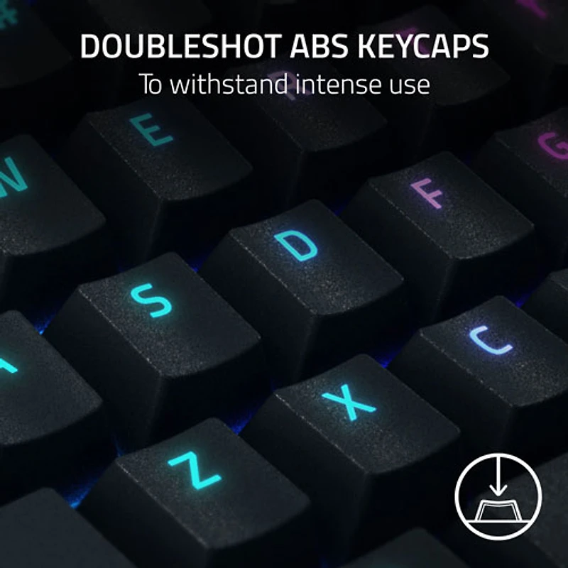 Clavier de jeu mécanique BlackWidow V4 Razer avec éclairage RVB Chroma
