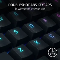 Clavier de jeu mécanique BlackWidow V4 Razer avec éclairage RVB Chroma