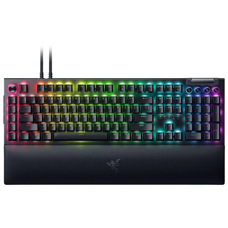 Clavier de jeu mécanique rétroéclairé pleine grandeur BlackWidow V4 Pro de Razer