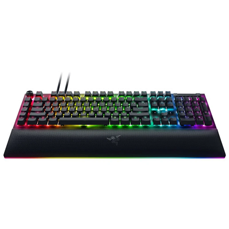 Clavier de jeu mécanique rétroéclairé pleine grandeur BlackWidow V4 Pro de Razer