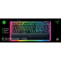 Clavier de jeu mécanique rétroéclairé pleine grandeur BlackWidow V4 Pro de Razer