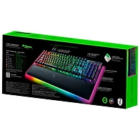 Clavier de jeu mécanique rétroéclairé pleine grandeur BlackWidow V4 Pro de Razer