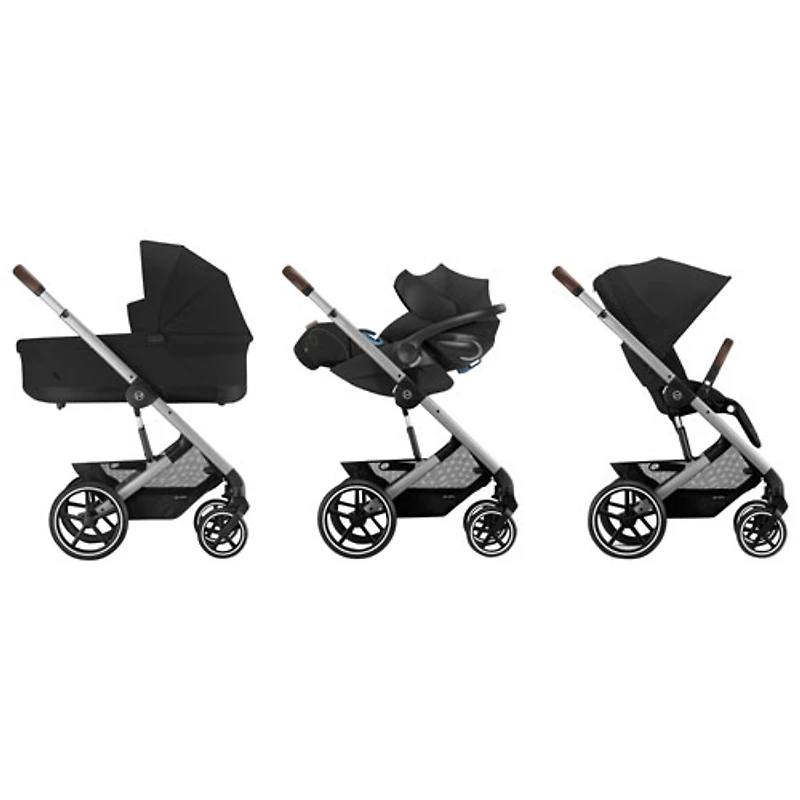 Poussette tout-terrain Balios S Lux 2 de Cybex - Noir lunaire